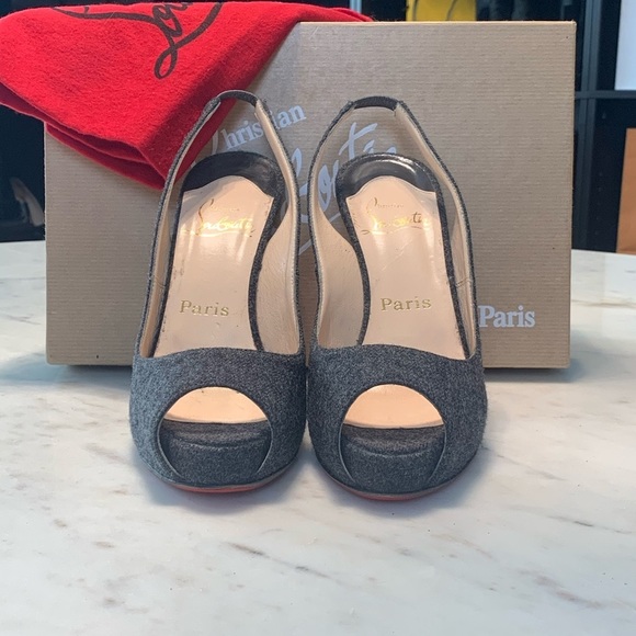 CHRISTIAN LOUBOUTIN Very Privè slingbacks heels - Picture 4 of 10